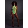 Ouch! Glow Body Filet Dos nu Vert Fluo